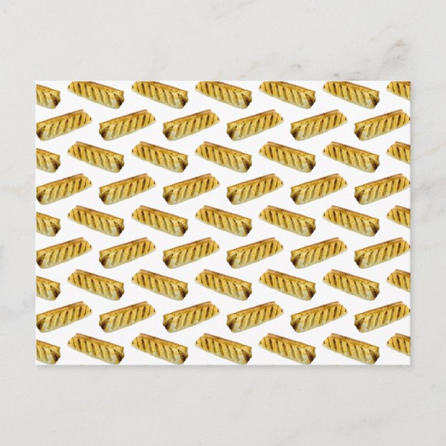 Carte postale à motif pois saucisson (Devant)