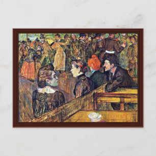 Carte Postale À Moulin De La Galette ", Par Toulouse-Lautrec