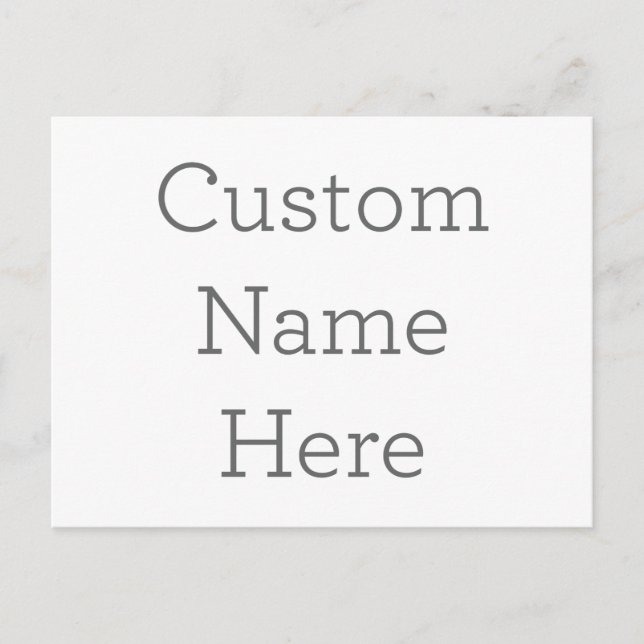 Carte postale, Taille : Carte postale standard, Papier: Mat signature, Enveloppes: Aucun (Devant)