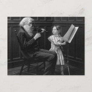 Carte Postale A Page Turner, début des années 1900