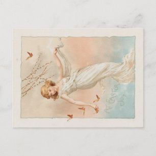 Carte Postale "À Pâques Joie" - Impression Vintage, L. Prang & C