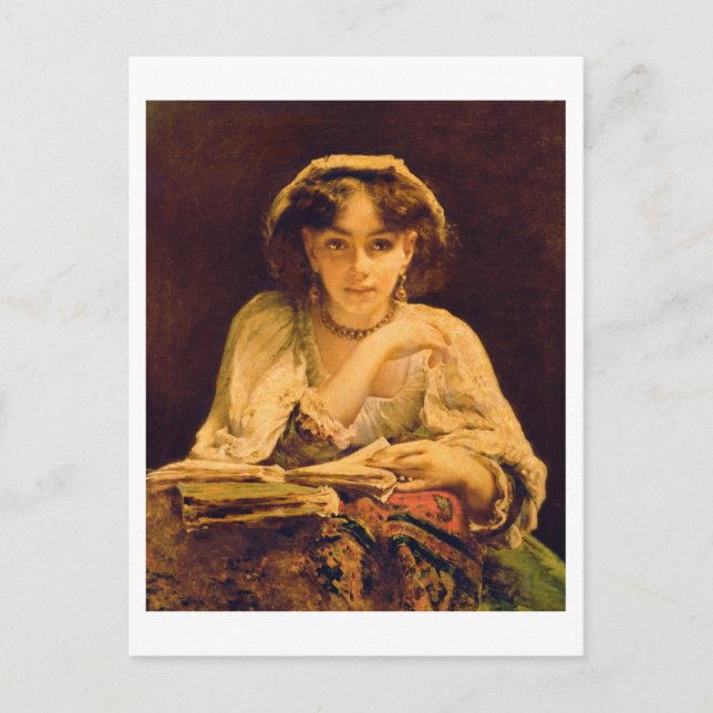 Carte Postale A Pensive (Devant)
