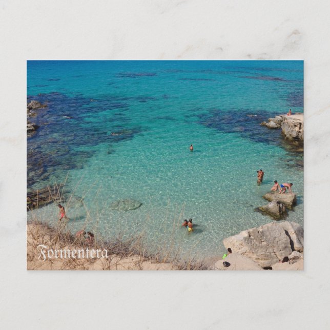 carte postale A percé donne Mort dans l'île de (Devant)