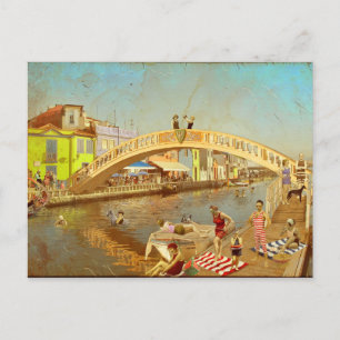 Carte Postale A Ponte dos Carcavelos de Aveiro (Portugal)