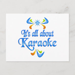Carte Postale A propos de Karaoke