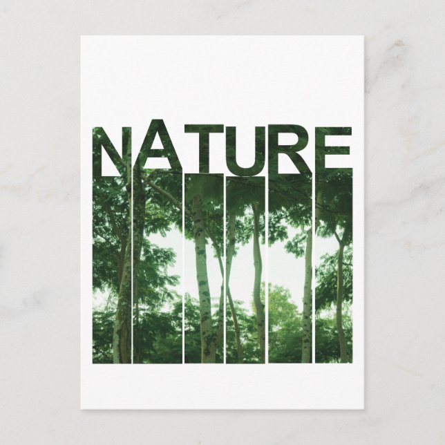 Carte Postale À propos de la nature (Devant)