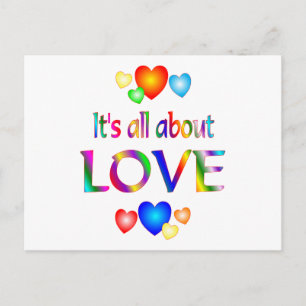 Carte Postale À propos de l'amour