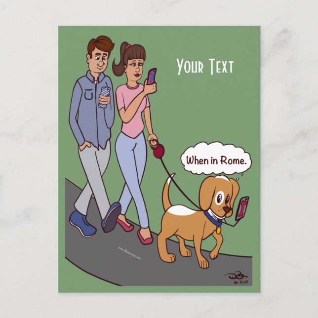 Carte Postale À Rome (Devant)