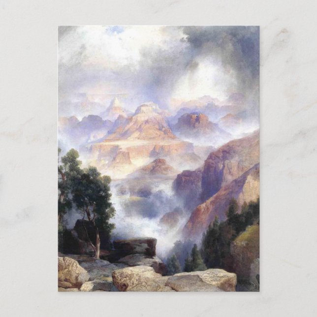 Carte Postale A Showery Day, Grand Canyon - 1919 (Devant)