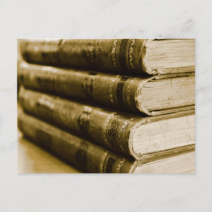 Carte Postale A Stack of Old Books