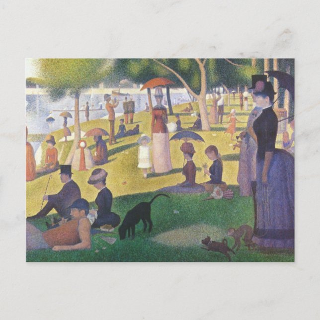 Carte Postale A Sunday Afternoon on La Grande Jatte (Devant)