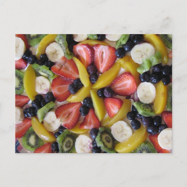Carte postale à tarte aux fruits (Devant)
