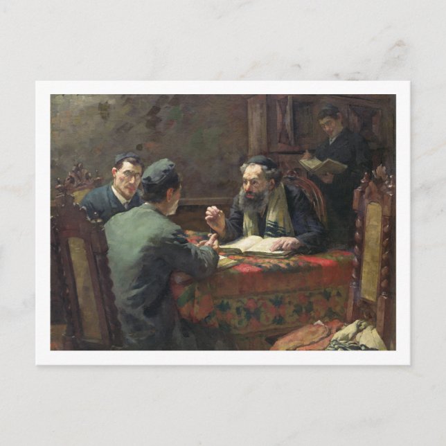 Carte Postale A Theological Debate, 1888 (Devant)