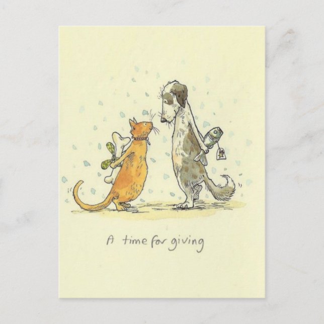 Carte Postale A time for giving (Devant)
