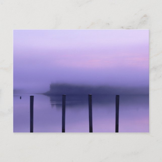 Carte postale "A travers un verre, sombre" (Devant)