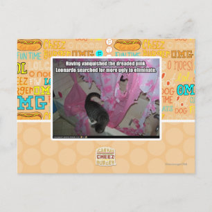 Carte Postale A vaincu le rose redouté