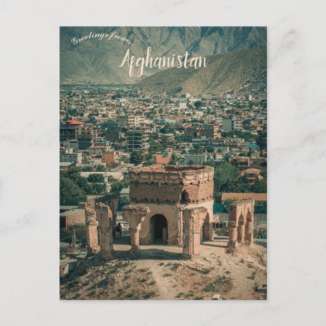 Carte Postale A View of Nader Hill Kabul Afghanistan (Devant)