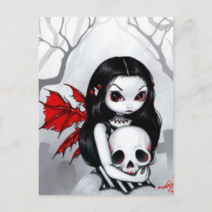 Carte postale "A Walk Through the Cemetery"