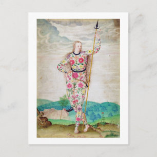 Carte Postale A Young Daughter of the Picts, c.1585 (w/c et gou)