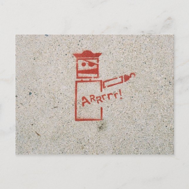 Carte Postale Aaarrr ! (Devant)