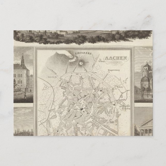 Carte Postale Aachen, Allemagne (Devant)