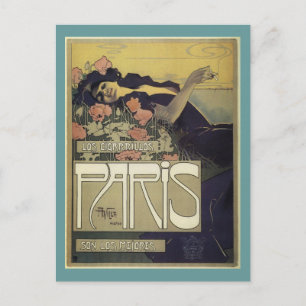 Carte Postale Aapprendo Villa ~ Paris Art Nouveau