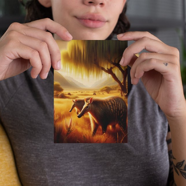 Carte Postale Aardvark Serene Wildlife Harmony (Créateur téléchargé)