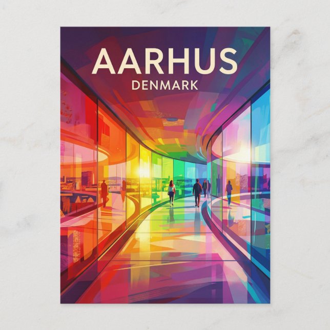 Carte Postale Aarhus Rainbow Panorama Danemark (Devant)