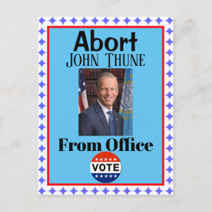 Carte postale Abandonner John Thune