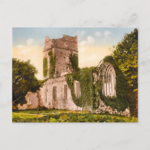 Carte Postale Abbaye de Muckross vintage Killarney Irlande