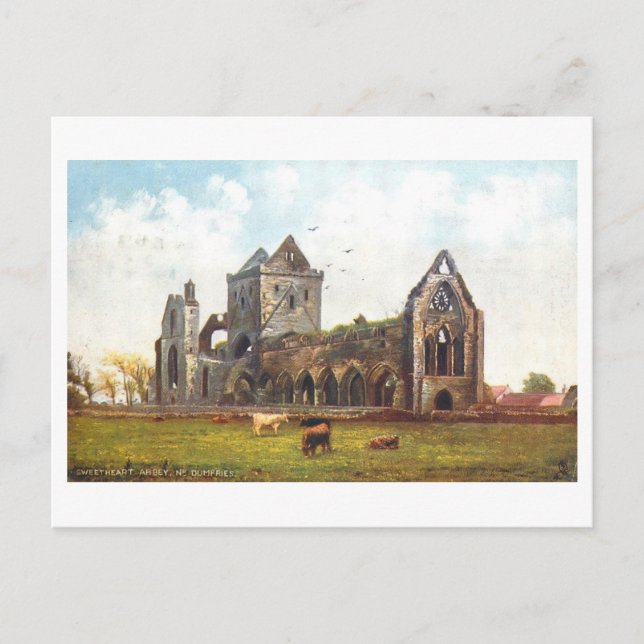Carte Postale Abbaye de Sweetheart, Dumfries, Écosse (Devant)