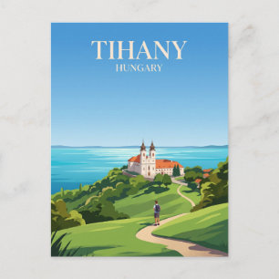 Carte Postale Abbaye de Tihany Hongrie