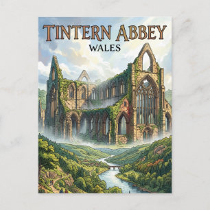 Carte Postale Abbaye de Tintern Pays de Galles