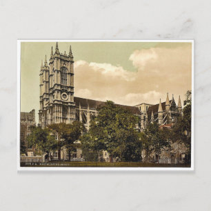 Carte Postale Abbaye de Westminster, Londres, Angleterre rare Ph