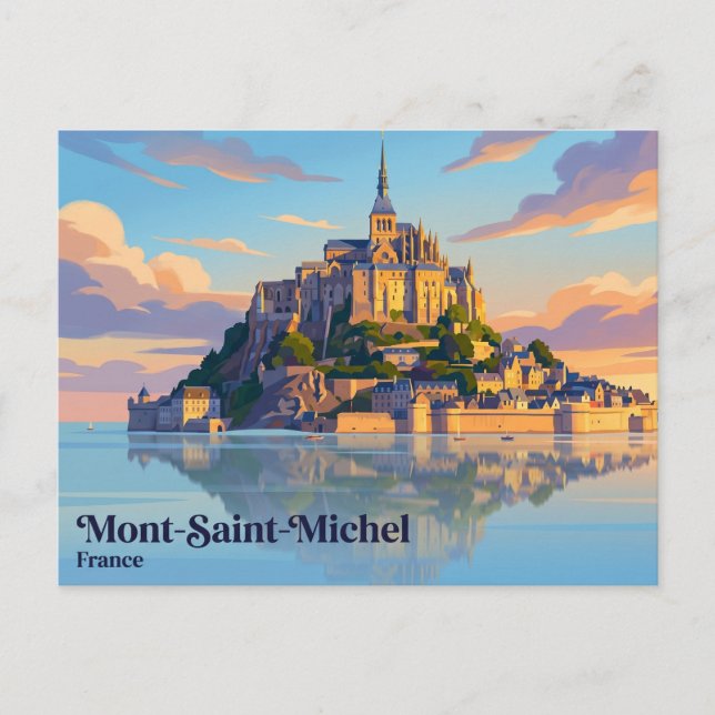 Carte Postale Abbaye du Mont-Saint-Michel France (Devant)
