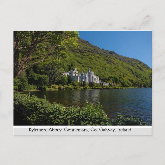 Carte Postale Abbaye historique de Kylemore, Connemara, Co. Galw (Devant)