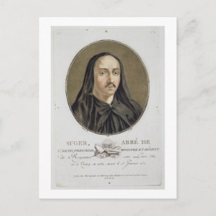Carte Postale Abbe de Suger (1082-1151) de Portraits des gran