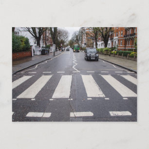 Carte Postale Abbey Road Crossing - Londres Angleterre