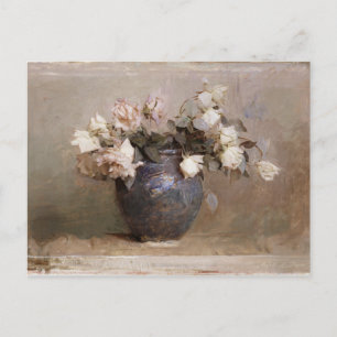 Carte Postale Abbott Handerson Thayer Roses Encore Vie Fleurs