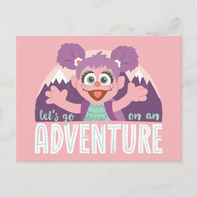 Carte Postale Abby Cadabby | Allons faire une aventure (Devant)