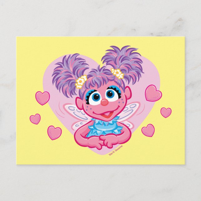Carte Postale Abby Cadabby Valentine Hearts Graphisme (Devant)