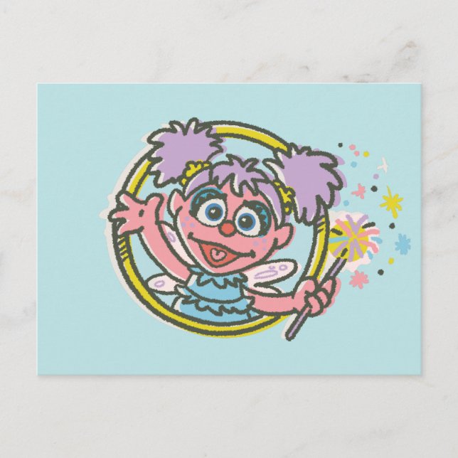 Carte Postale Abby Cadabby Vintage (Devant)