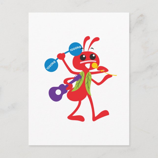 Carte Postale ABC Animaux Adam Ant (Devant)