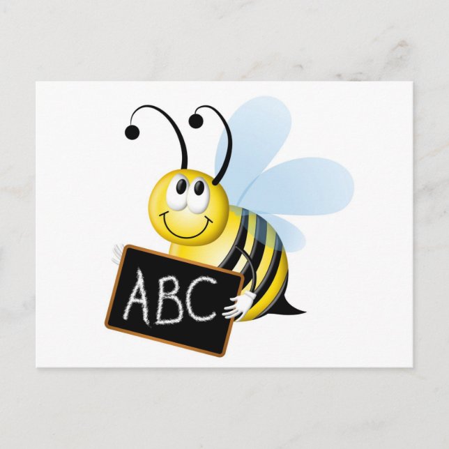 Carte Postale abc Bee (Devant)