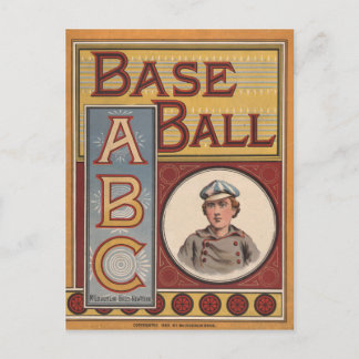 Carte Postale ABC de baseball