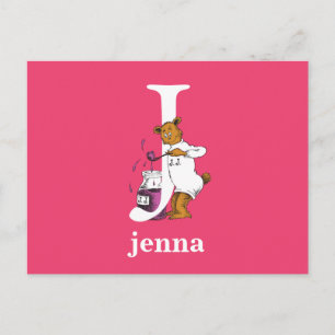 Carte Postale ABC du Dr Seuss : Lettre J - Blanc Ajouter Votre