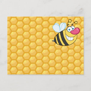 Carte Postale Abeille de miel