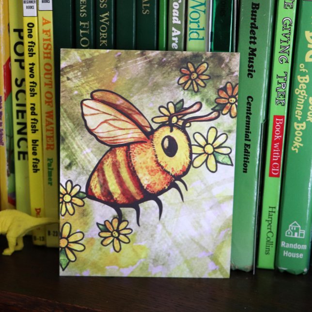 Carte Postale Abeille Mignonne (Créateur téléchargé)