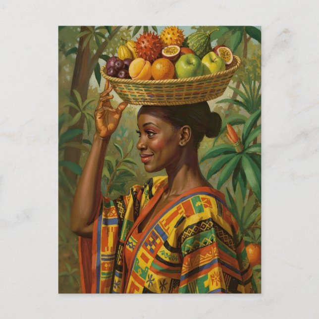 Carte Postale “Abeni”, Her Own Fruit – Black History Celebration (Devant)