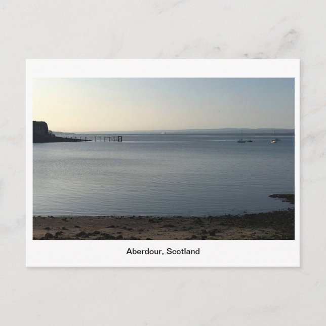 Carte Postale Aberdour Harbour à Dawn (Devant)
